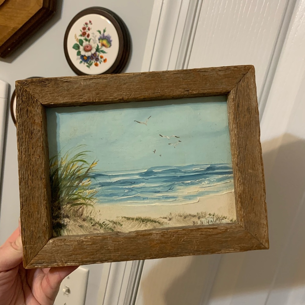 Vintage sea painting